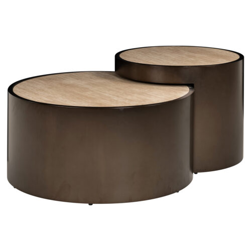 Table basse Ronson beige (lot de 2) Richmond Interiors