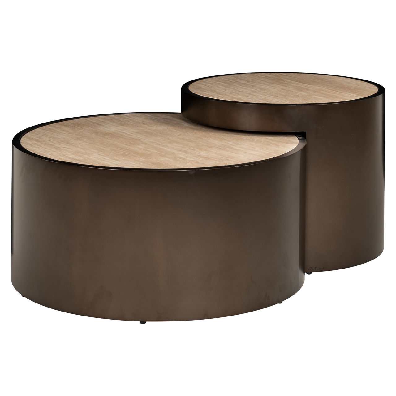 Table basse Ronson beige (lot de 2) Richmond Interiors