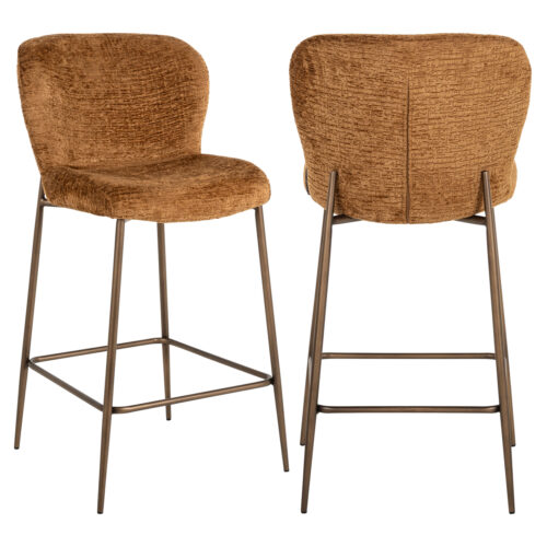 Tabouret de comptoir Odarby cognac fusion Richmond Interiors