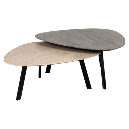 Table basse Spencer beige (lot de 2) Richmond Interiors