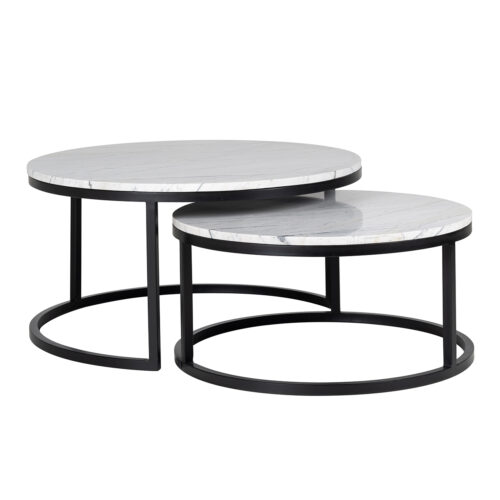 Table basse Lexington blanc (lot de 2) Richmond Interiors