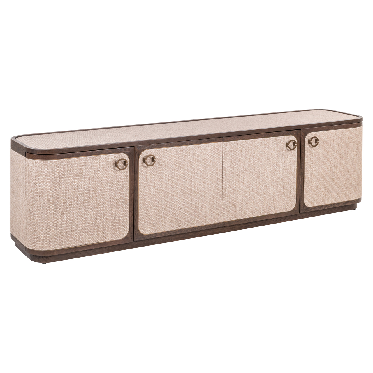 Meuble TV Willox beige 4 portes Richmond Interiors
