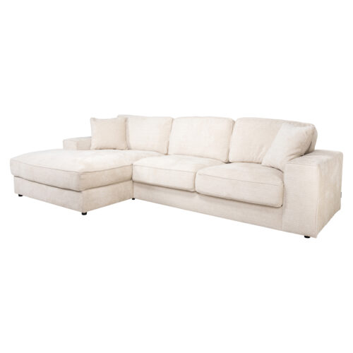 Canapé Santos niagara beige 2,5-seater + lounge gauche Richmond Interiors