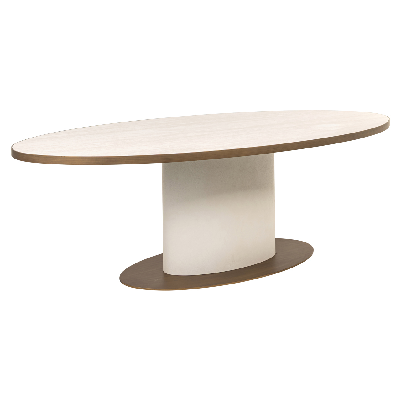 Table à manger ovale Tivoli blanc 230 Richmond Interiors
