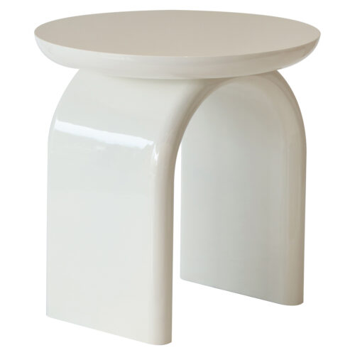 Table d'appoint Merrick coconut milk Richmond Interiors
