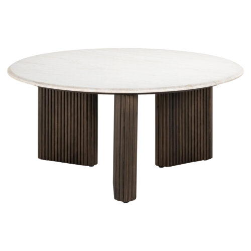 Table basse Mayfield marron 90Ø Richmond Interiors