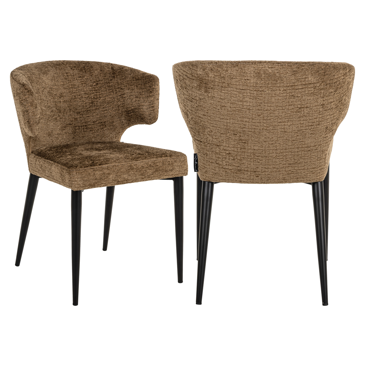 Chaise de salle à manger Taylor brandy fusion ignifuge Richmond Interiors