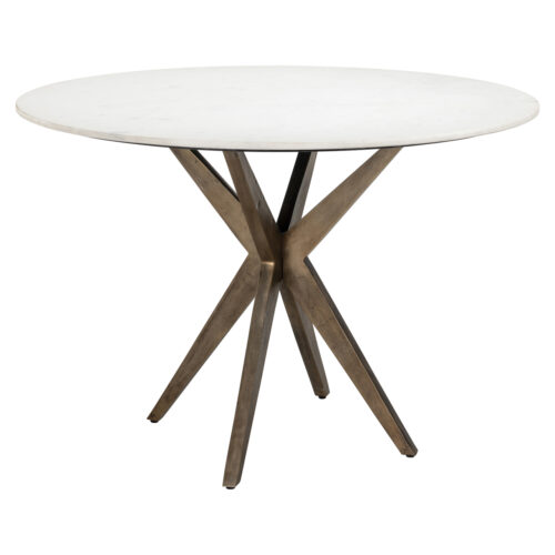 Table à manger Maisy blanc 114Ø Richmond Interiors