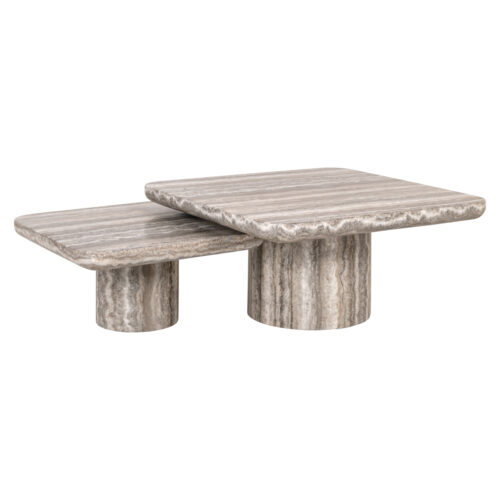 Table basse Dulce gris (denizly) (lot de 2) Richmond Interiors