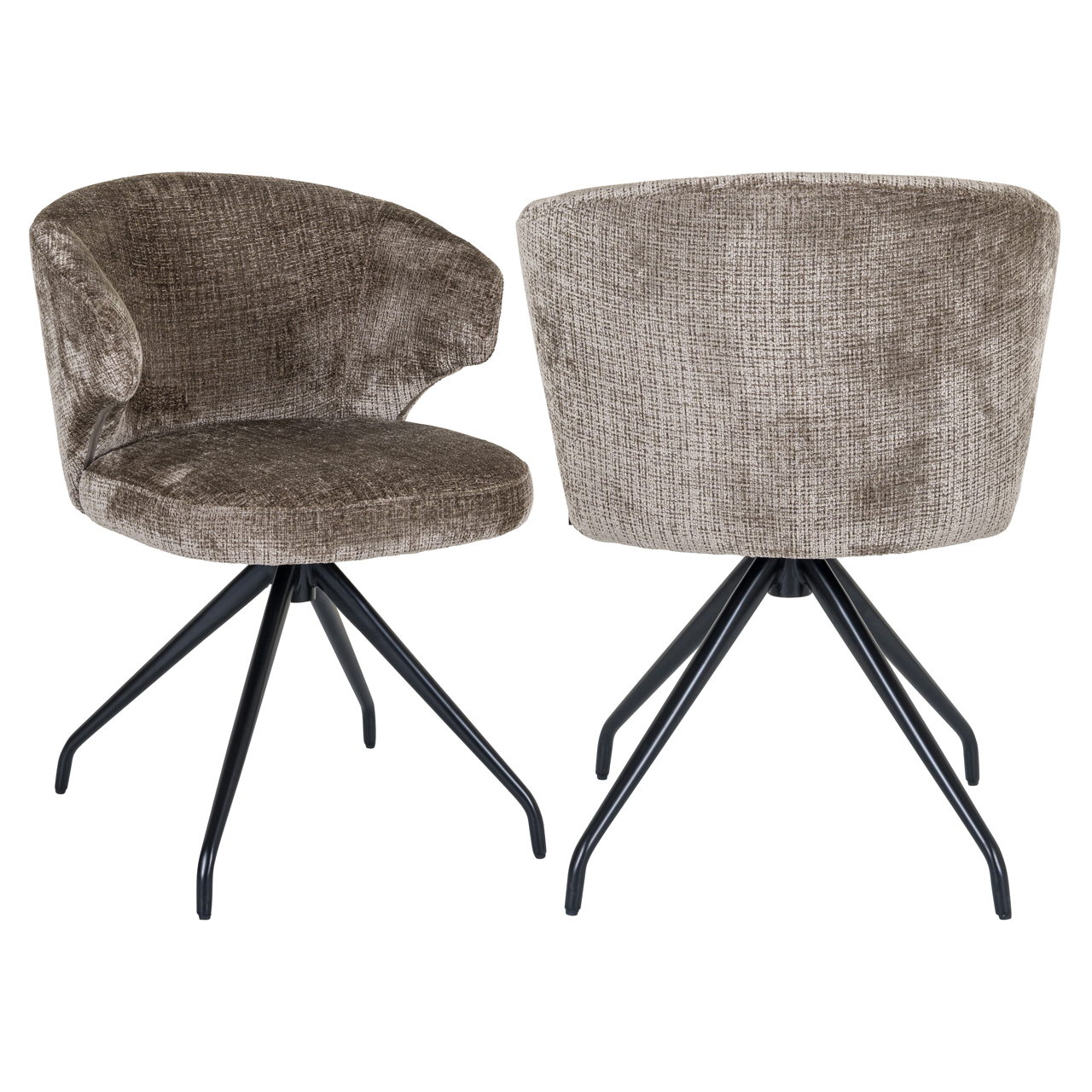 Chaise de salle à manger Milly niagara stone pivotant Richmond Interiors