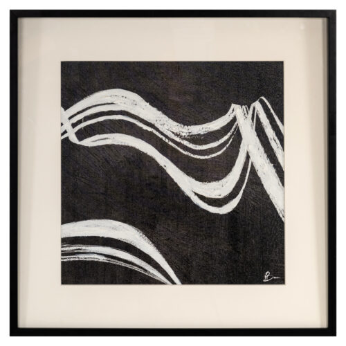 Art mural Jozy noir/blanc Richmond Interiors