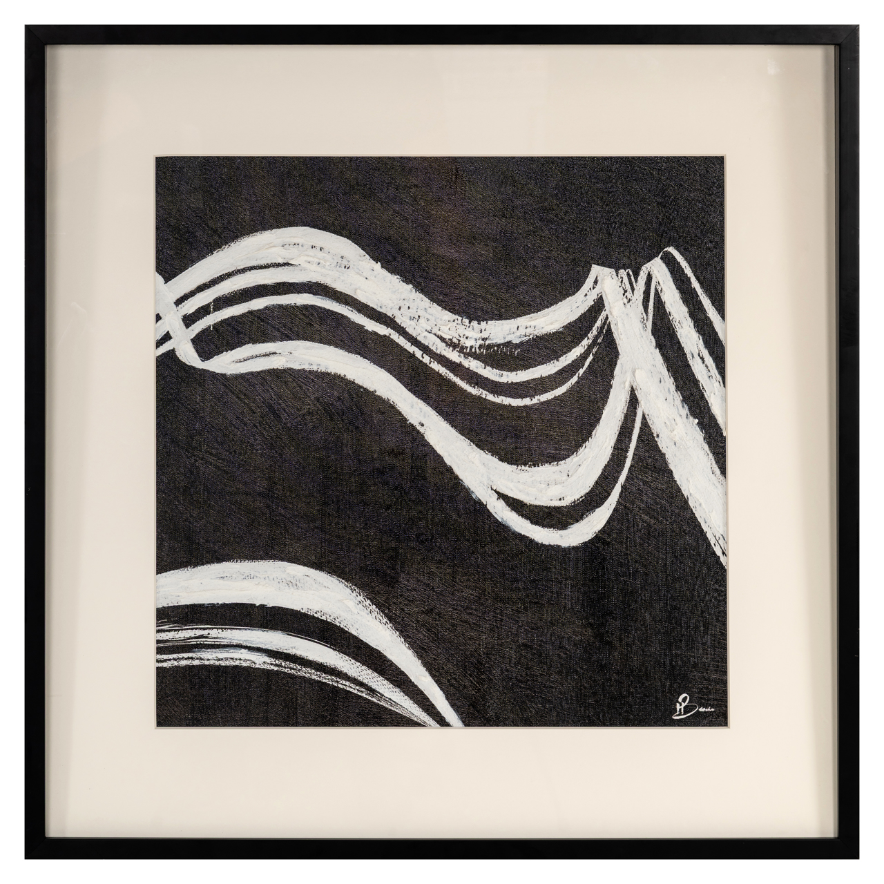 Art mural Jozy noir/blanc Richmond Interiors