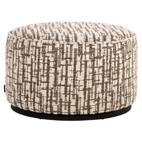 Pouf & repose-pieds Lexie cream 70Ø Richmond Interiors