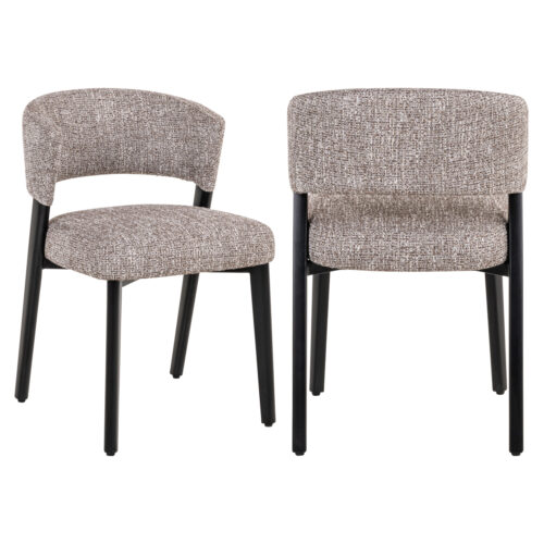Chaise de salle à manger Zeno earth tweed Richmond Interiors