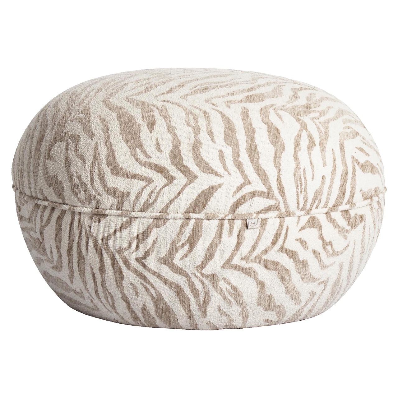 Pouf Jace beige tiger Richmond Interiors