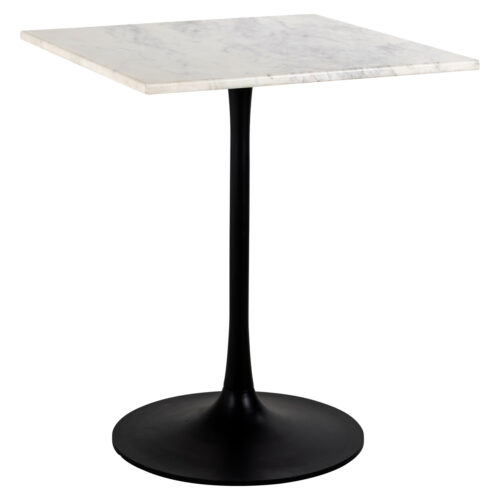 Table bistro Carlten noir/blanc 65x65 Richmond Interiors