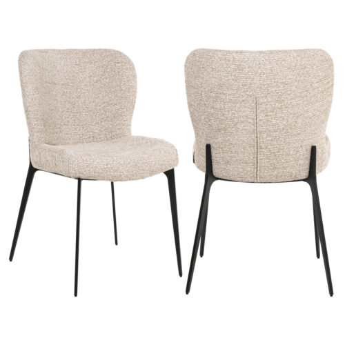 Chaise de salle à manger Sergio natural linear Richmond Interiors