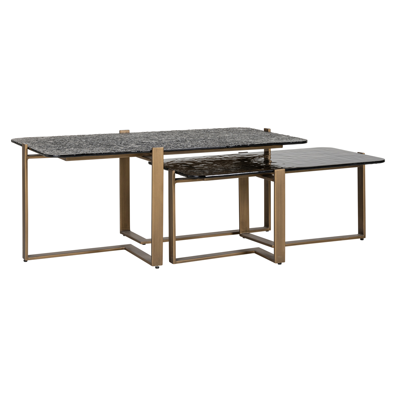 Table basse Sterling marron Richmond Interiors - lot de 2