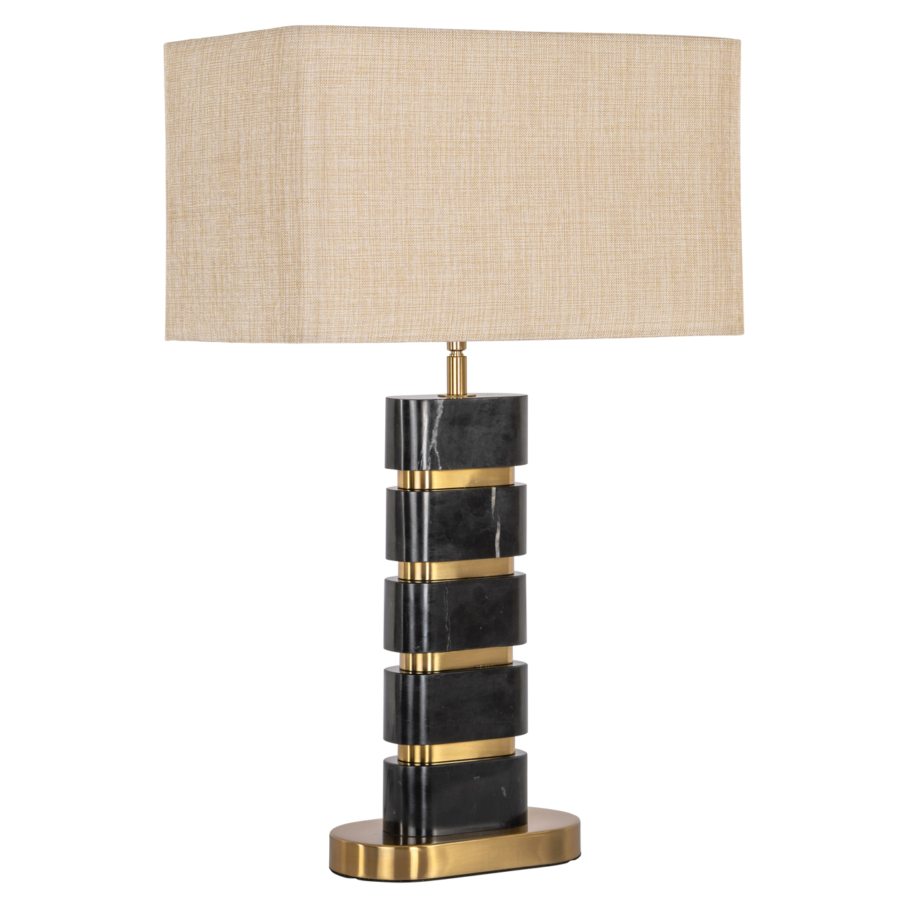 Lampe de table Levina noir/or Richmond Interiors
