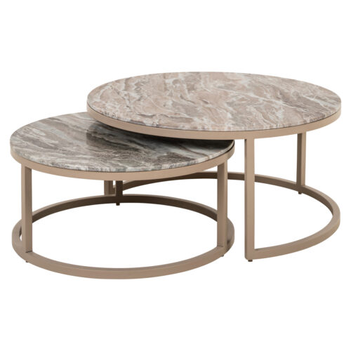Table basse Fairfax clay (lot de 2) Richmond Interiors