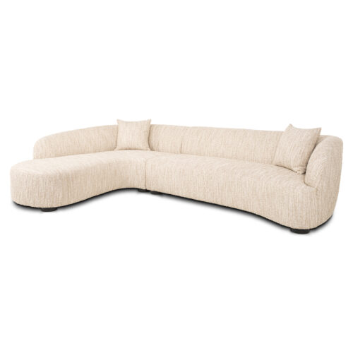 Promotions Canapé d’angle gauche Pandora beige angora Richmond Interiors