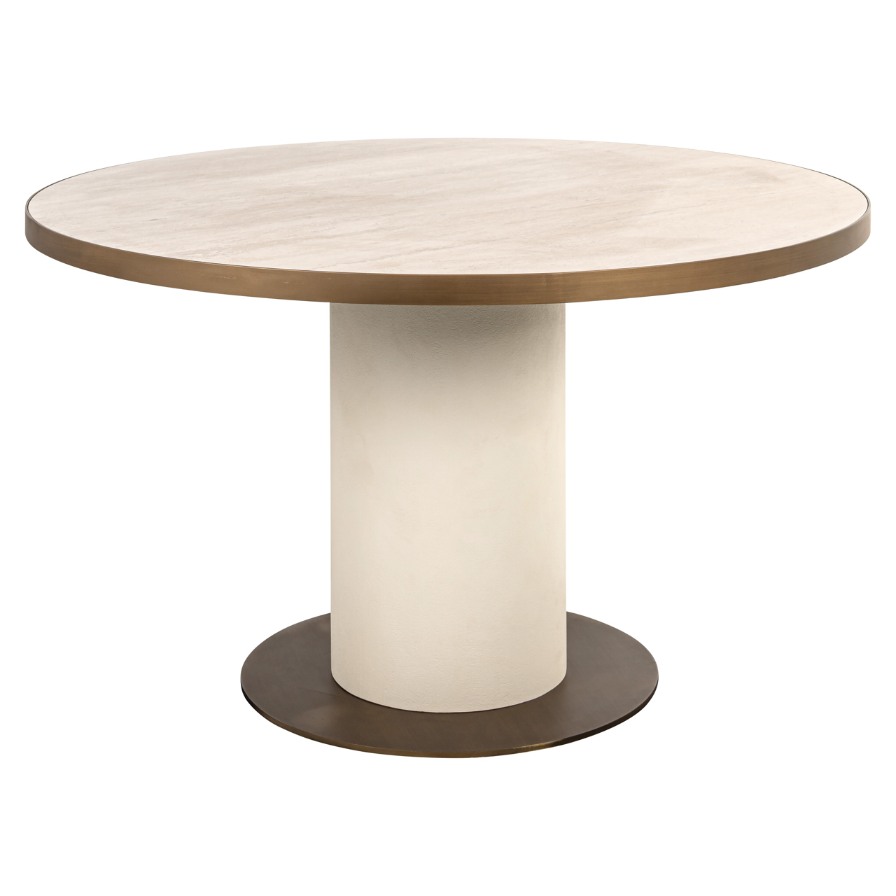Table à manger Tivoli blanc 130Ø Richmond Interiors