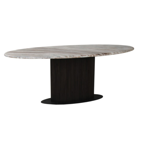 Table à manger Rashford Blush beige ovale 200 Richmond Interiors