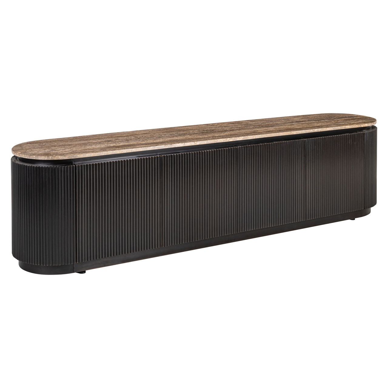 Meuble TV Russo brun cendré 4 portes Richmond Interiors
