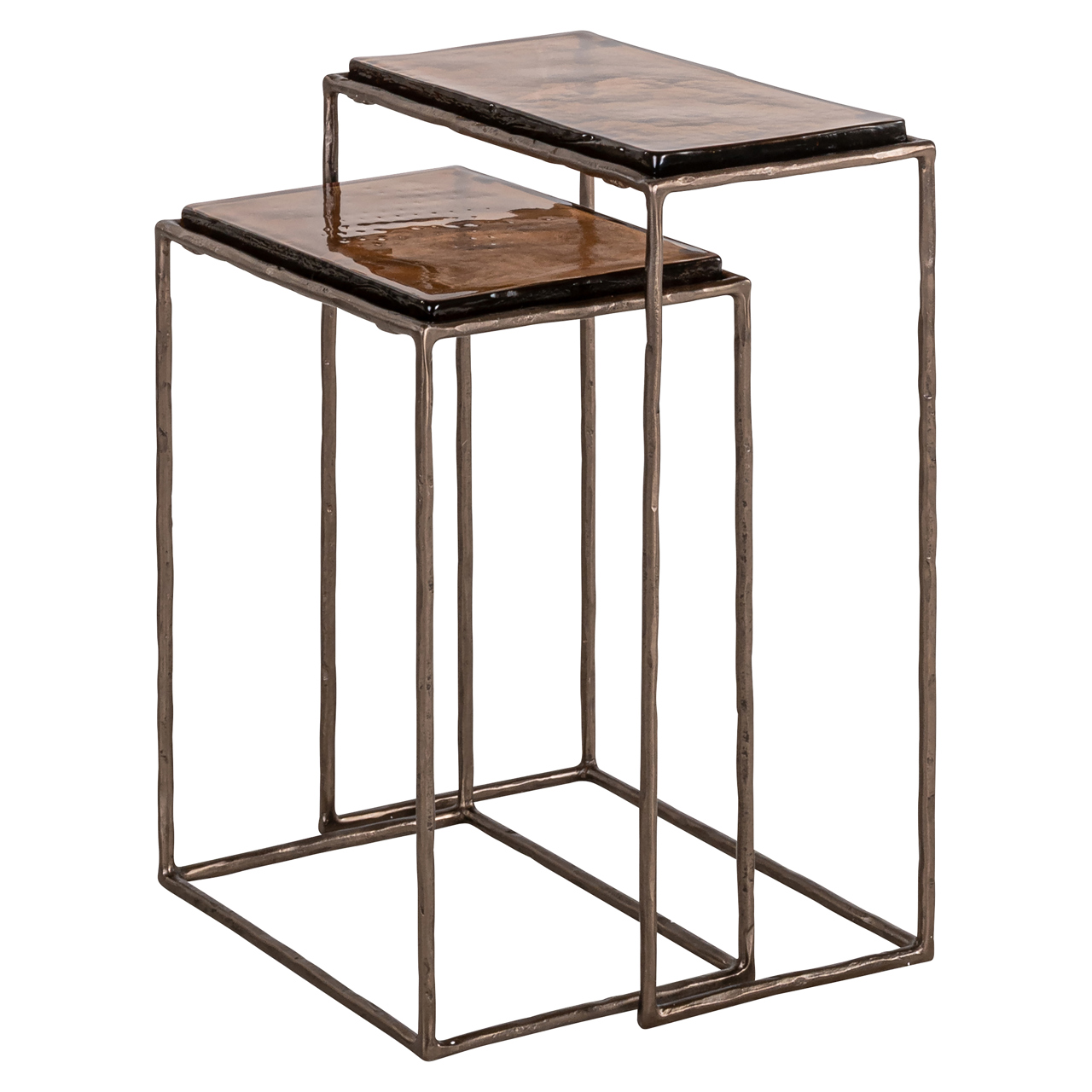 Table d'appoint Villano bronze (lot de 2) Richmond Interiors