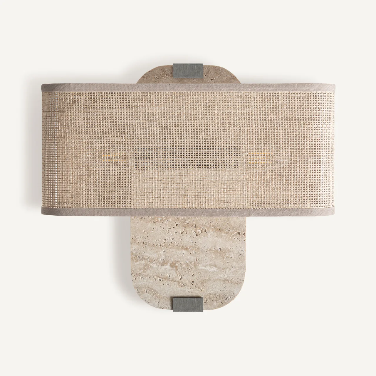Applique murale Absco marbre beige et fer noir Vical Home