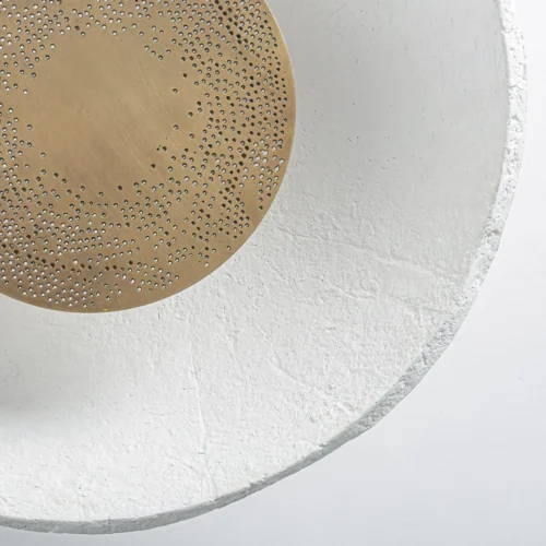 Applique murale Aitom blanc cassé et doré Vical Home — vue 3