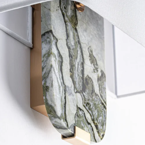 Applique murale Glaese marbre et bronze Vical Home — vue 3
