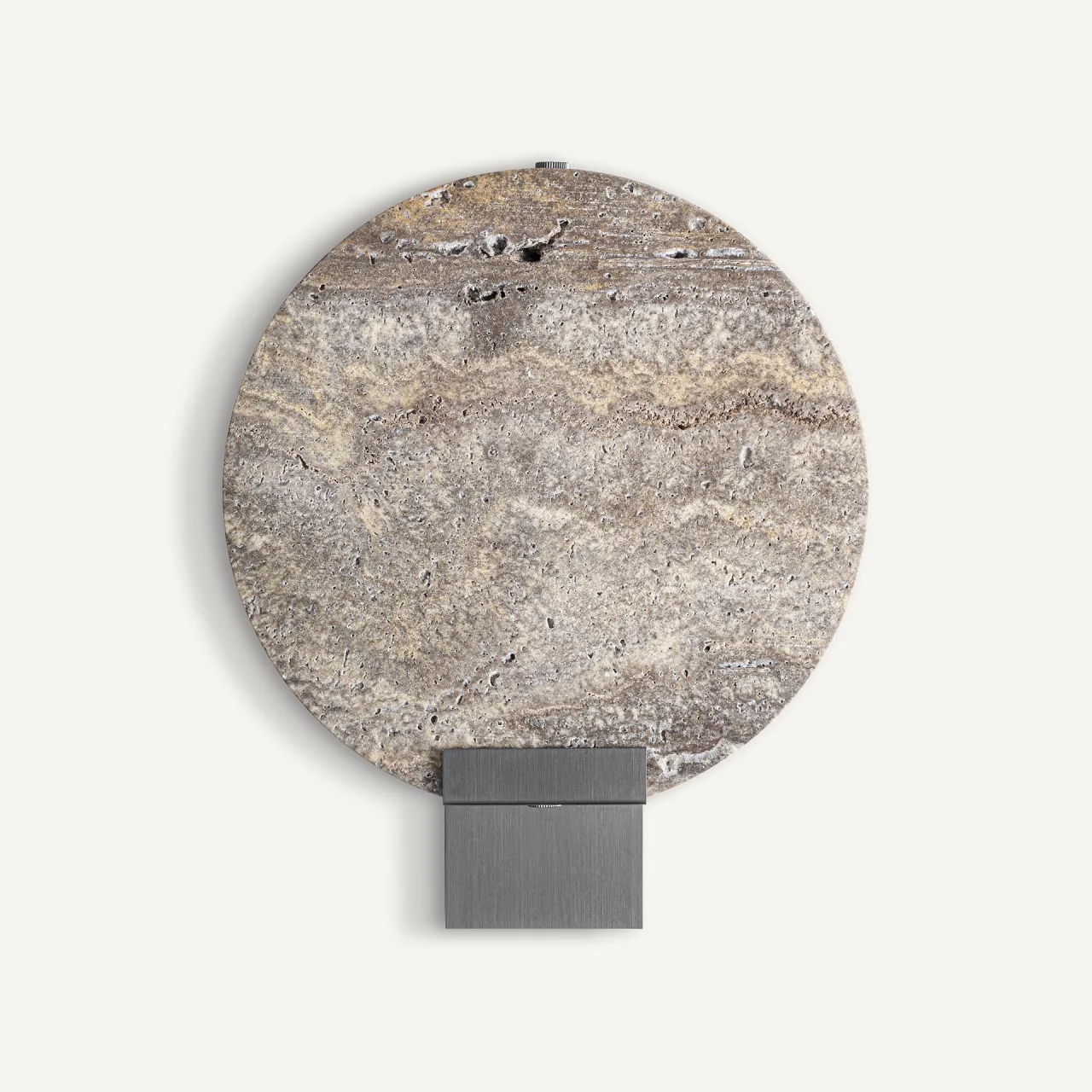 Applique murale Jalhe marbre gris et acier gris 22 x 27 Vical Home