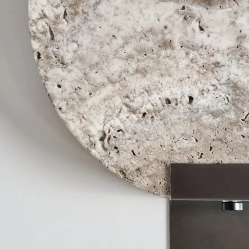 Applique murale Jalhe marbre gris et acier Vical Home — vue 4