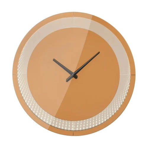 Applique murale Julia marron horloge LED Richmond Interiors — vue 2