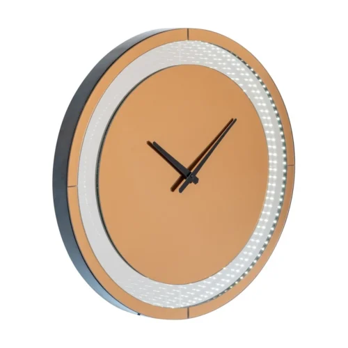 Applique murale Julia marron horloge LED Richmond Interiors — vue 3
