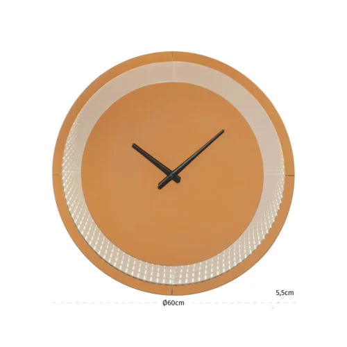 Applique murale Julia marron horloge LED Richmond Interiors — vue 5
