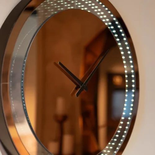 Applique murale Julia marron horloge LED Richmond Interiors — vue 7