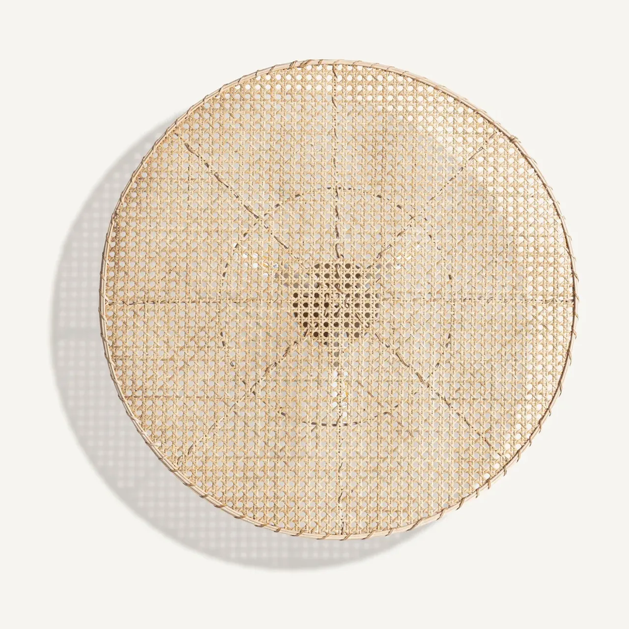 Applique murale Kalide rotin beige et fer noir Vical Home