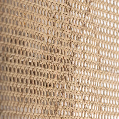 Applique murale Kalide rotin beige et fer noir Vical Home — vue 5