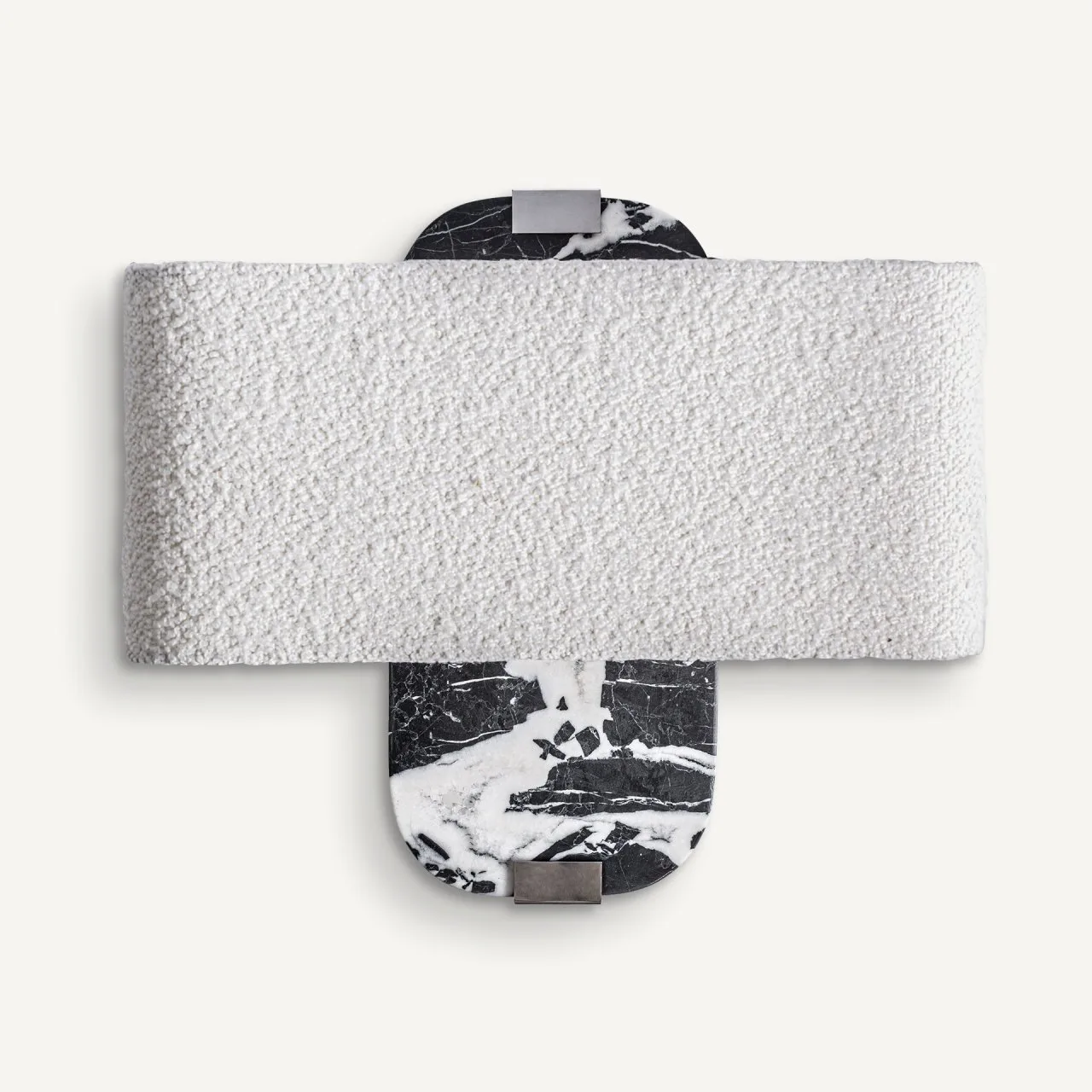Applique murale Nailhac marbre noir et argent Vical Home