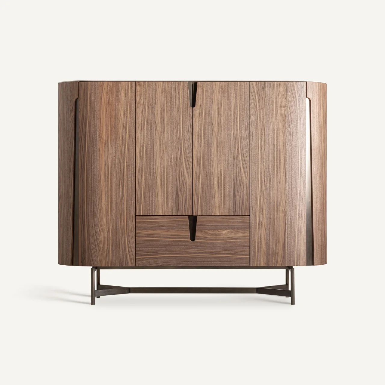 Armoire Belfais céramique beige et noyer Vical Home