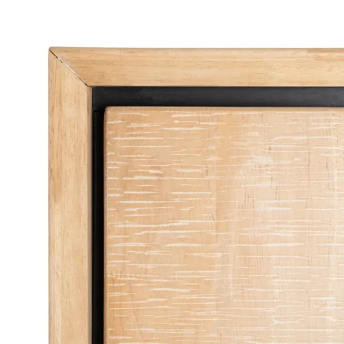 Armoire bois et métal noir 2 portes 1 tiroir Ixia 84,5 cm — vue 7