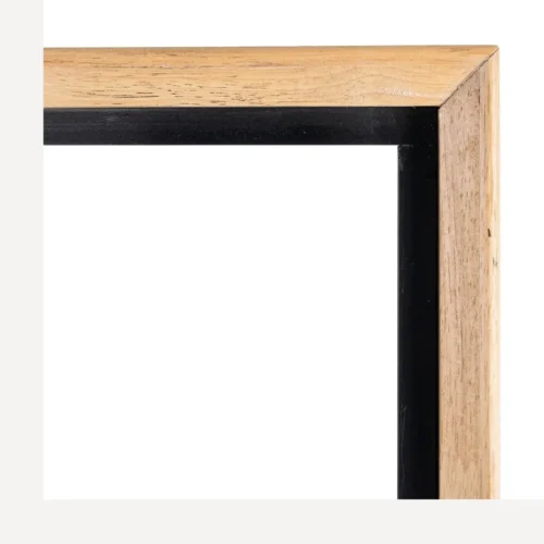Armoire bois et métal noir 2 portes 1 tiroir Ixia 84,5 cm — vue 9