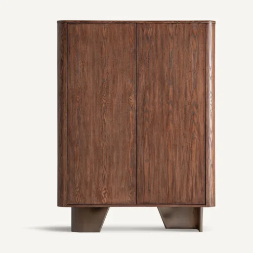 Armoire Bournel orme et acier bronze Vical Home
