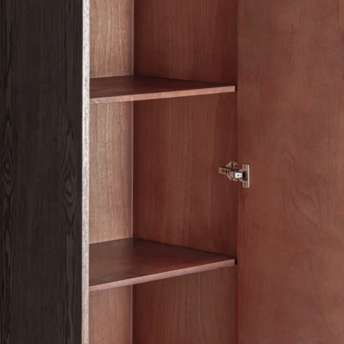 Armoire Bournel orme et acier bronze Vical Home — vue 4