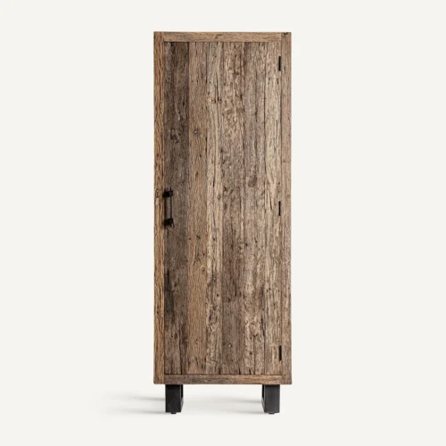 Armoire Carrik bois récupéré marron 71 x 202 Vical Home