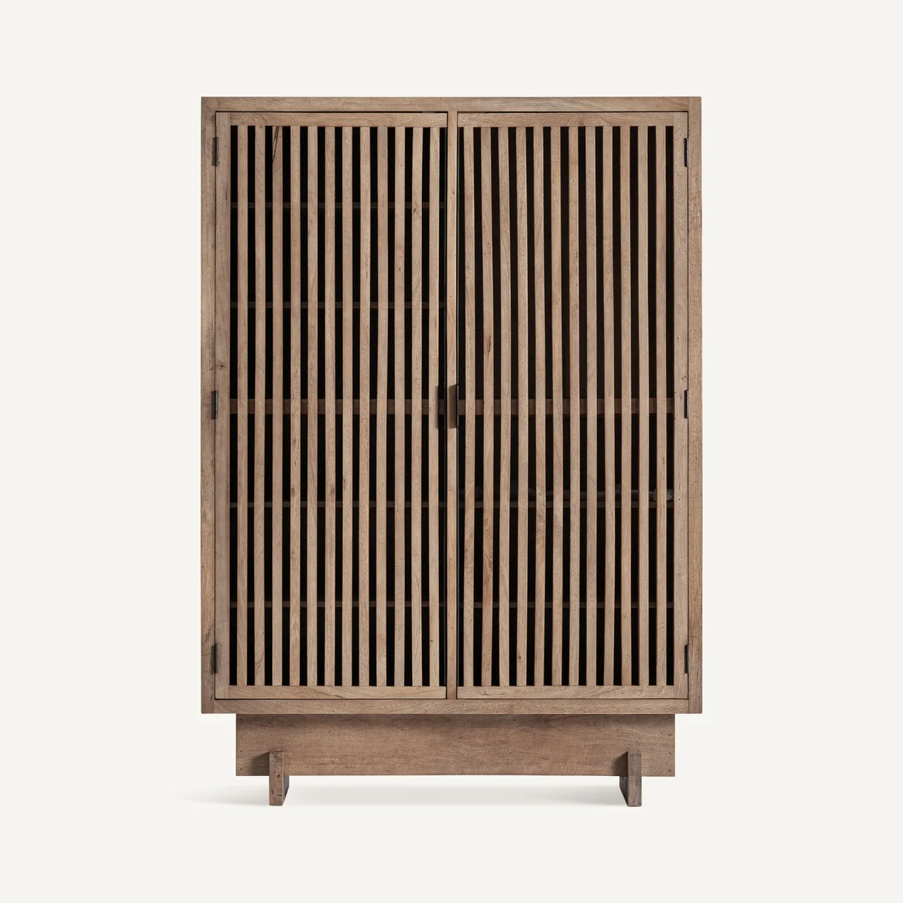 Armoire Gàbia bois de manguier marron sablé Vical Home