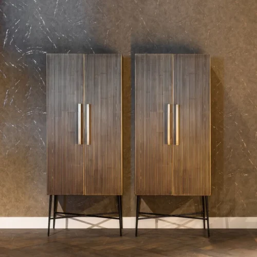 Armoire Ironville dorée Richmond Interiors — vue 6
