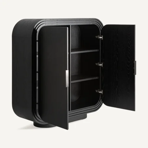 Armoire Rize chêne noir Vical Home — vue 3